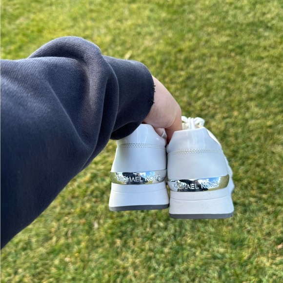 Michael Kors White Sneakers - Picture 3 of 4